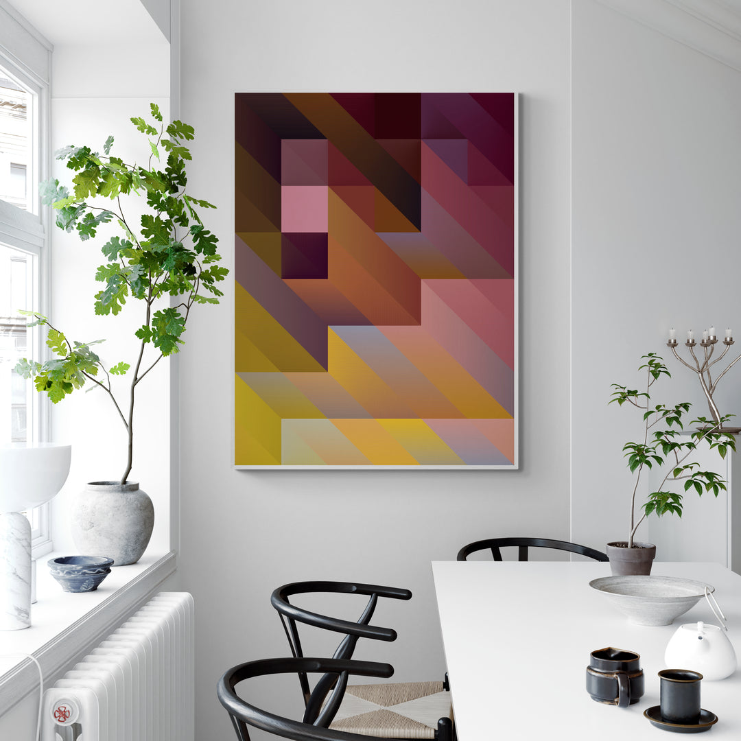 Far Below The Surface - Color Matrix Print