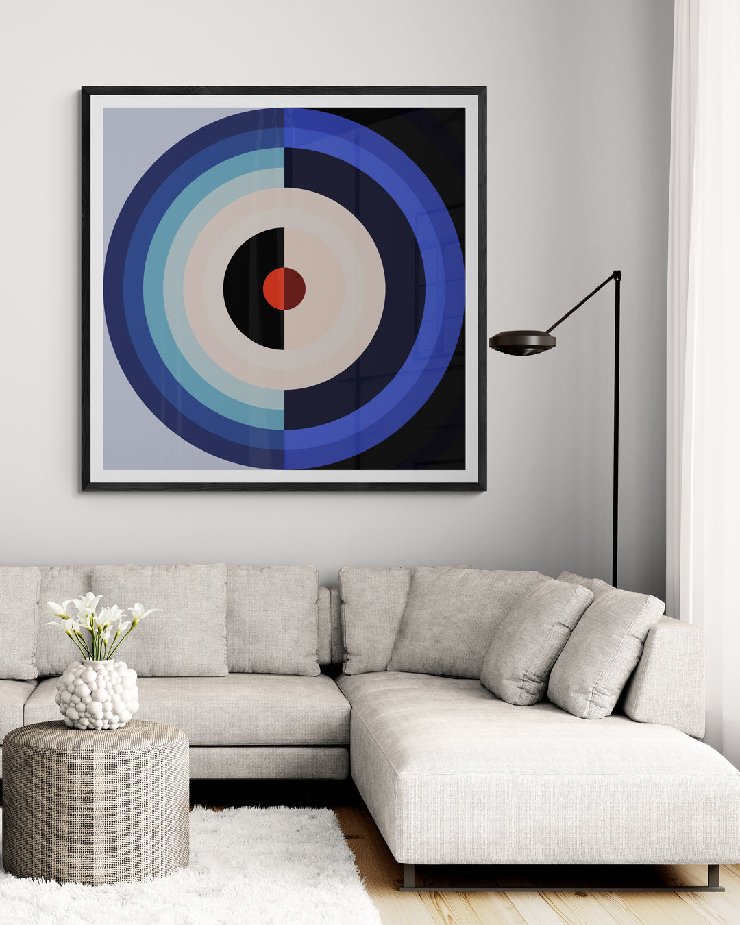 Lunar Orbits - Color Field Print
