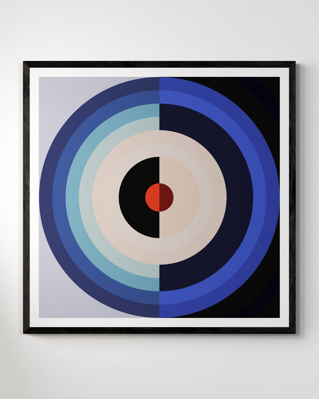 Lunar Orbits - Color Field Print