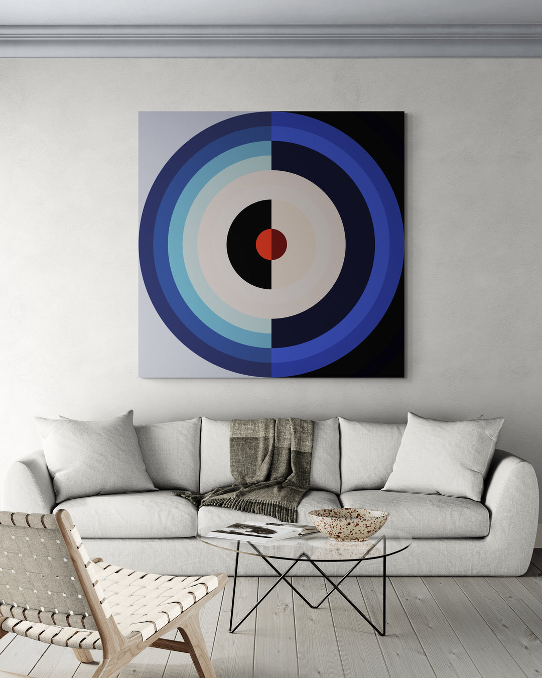 Lunar Orbits - Color Field Print