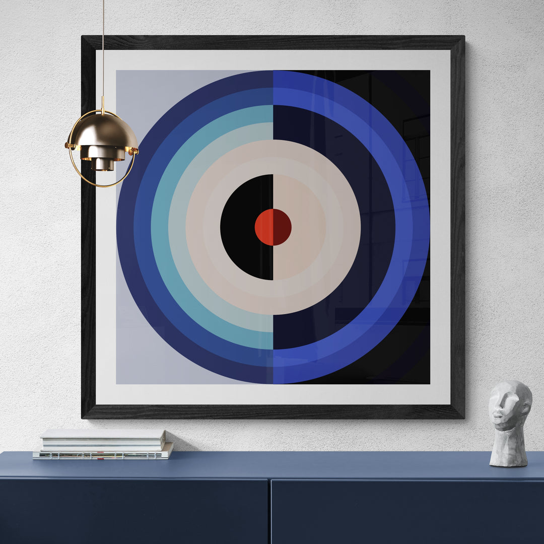 Lunar Orbits - Color Field Print