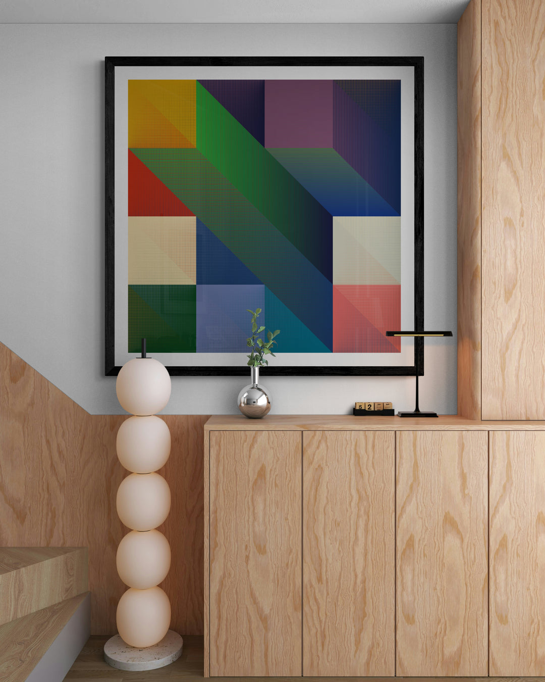 Chromatic Dreamscape - Color Matrix Print
