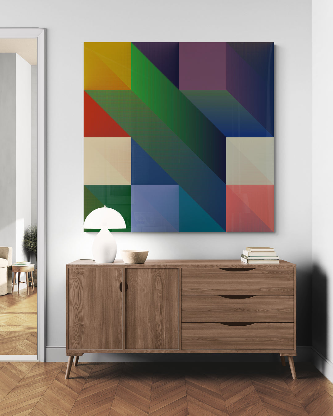 Chromatic Dreamscape - Color Matrix Print