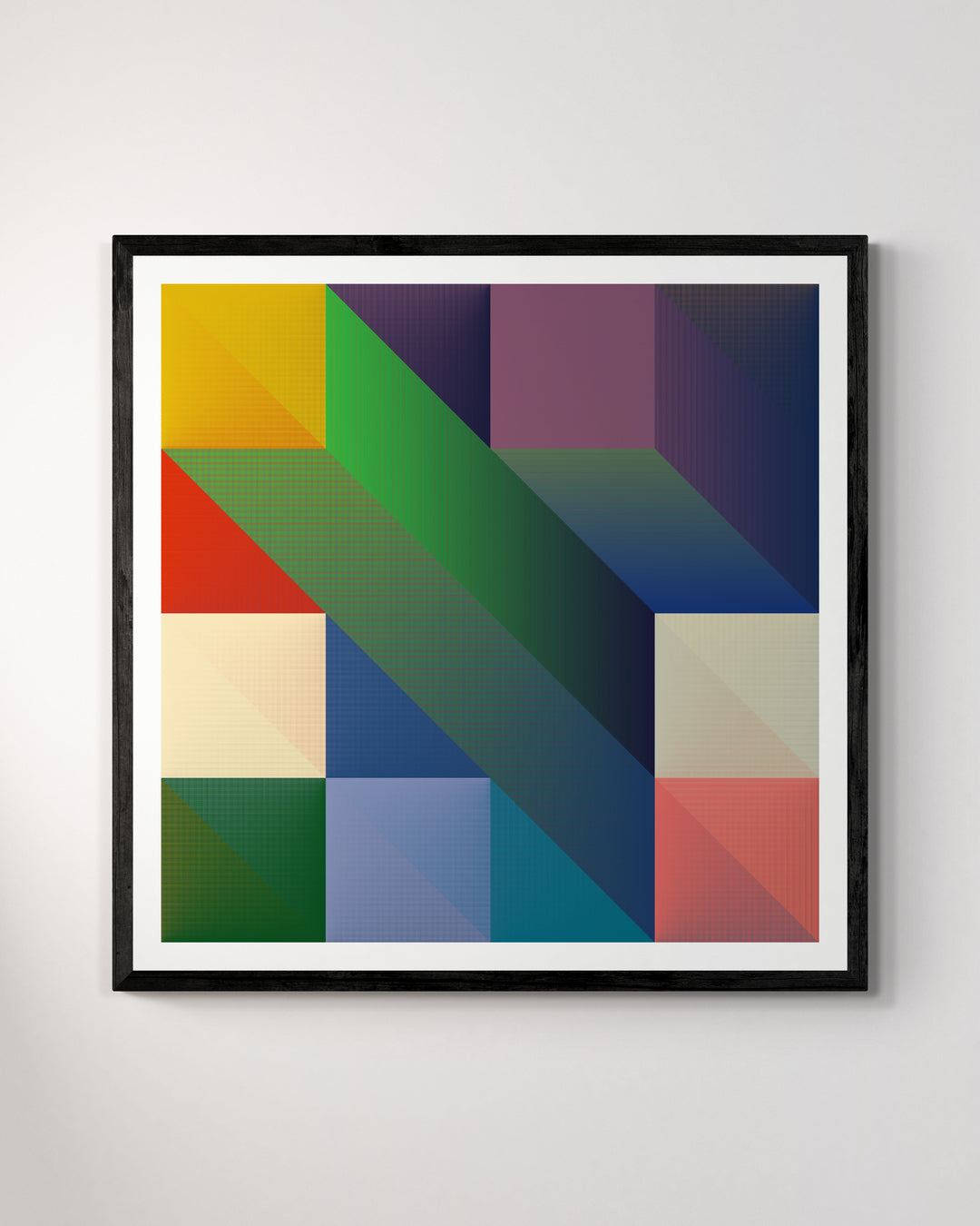 Chromatic Dreamscape - Color Matrix Print