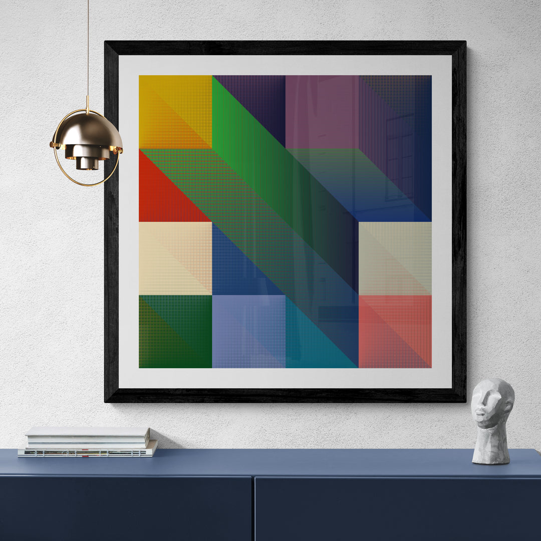 Chromatic Dreamscape - Color Matrix Print