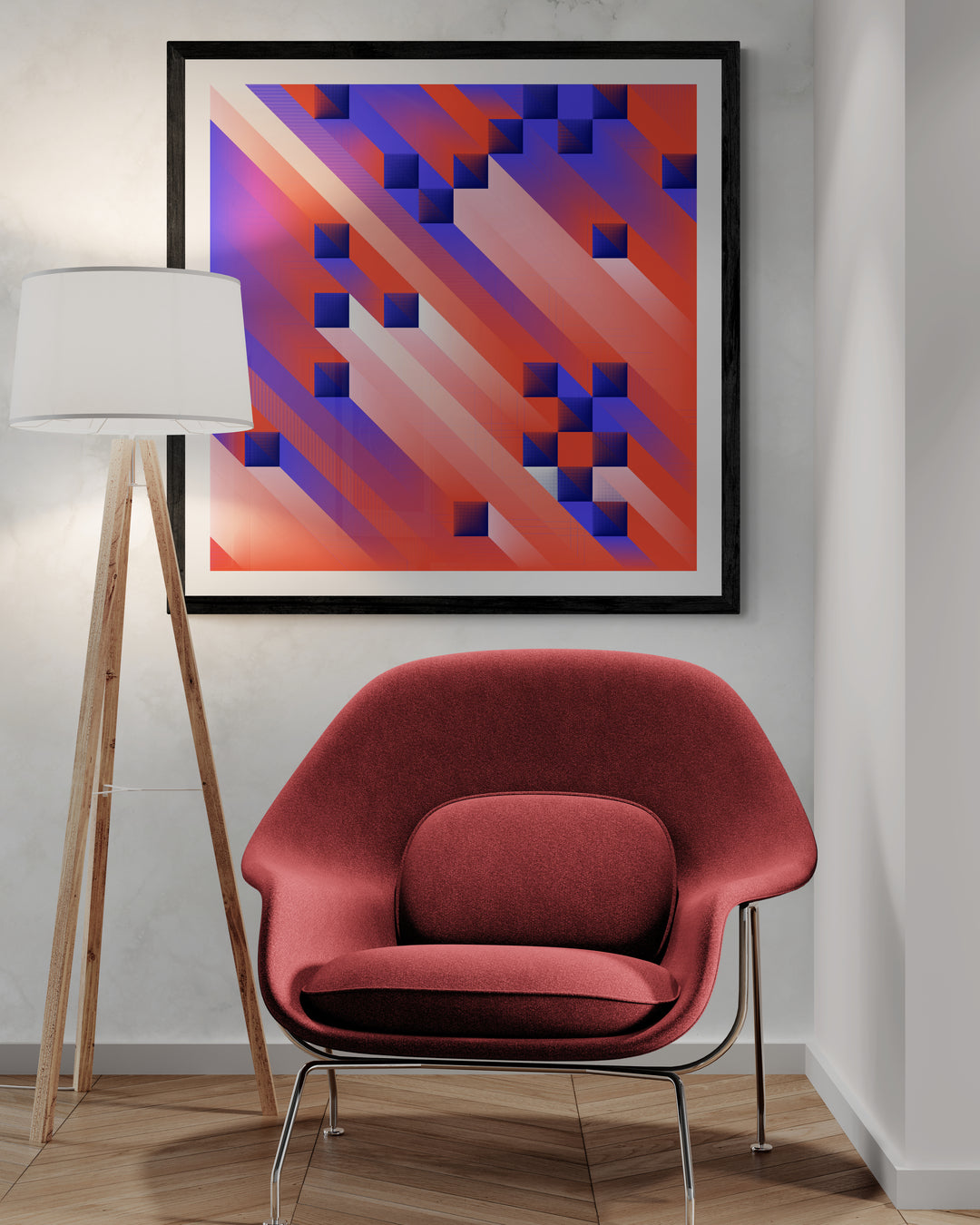 Particles - Color Matrix Print
