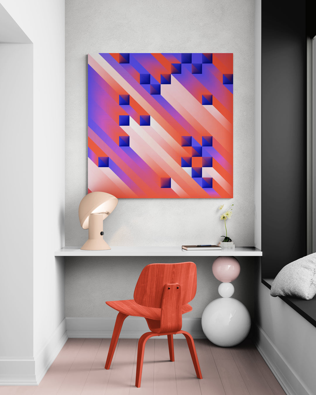 Particles - Color Matrix Print
