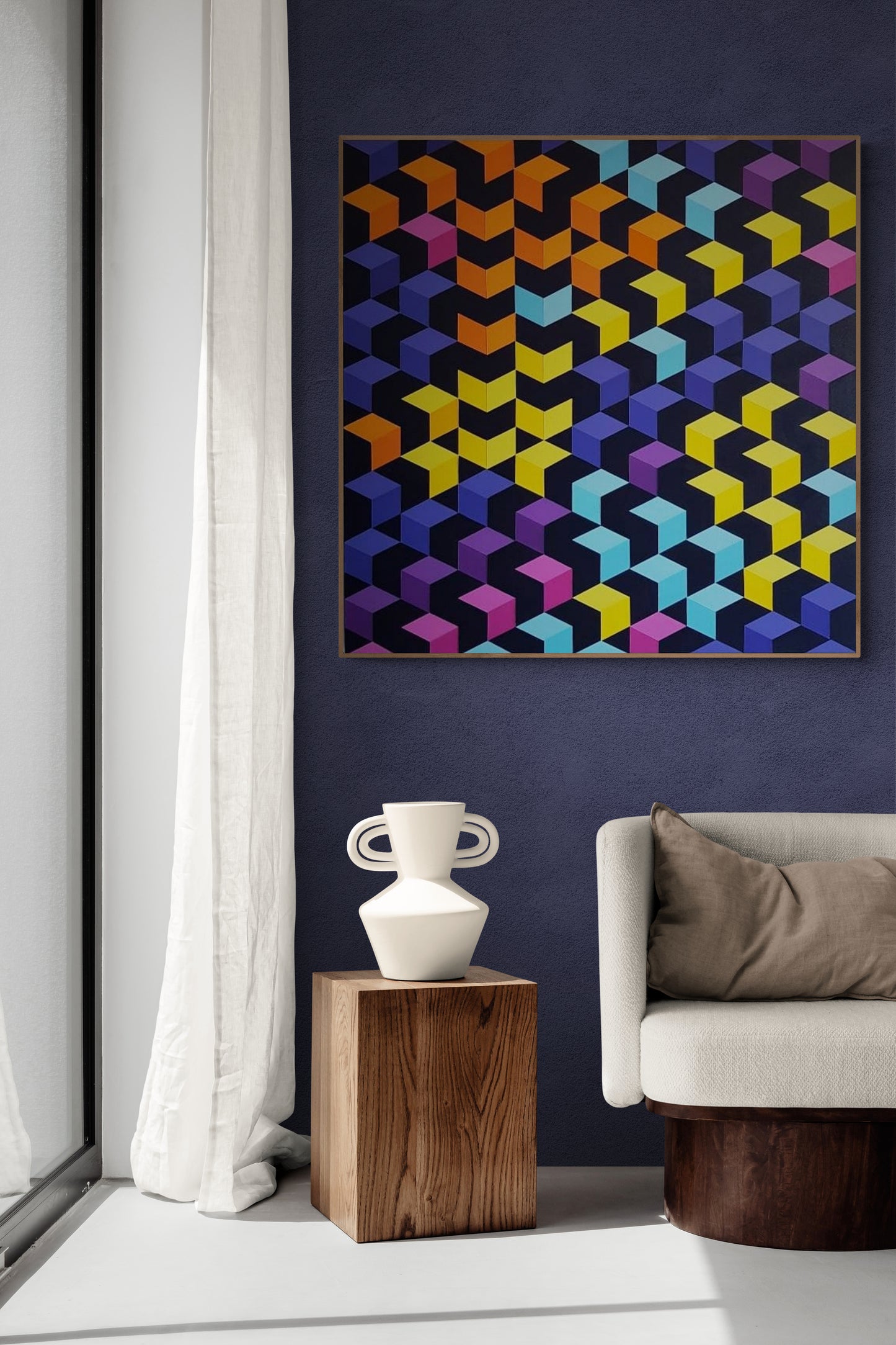 Pathways 36"x 36" - Original painting