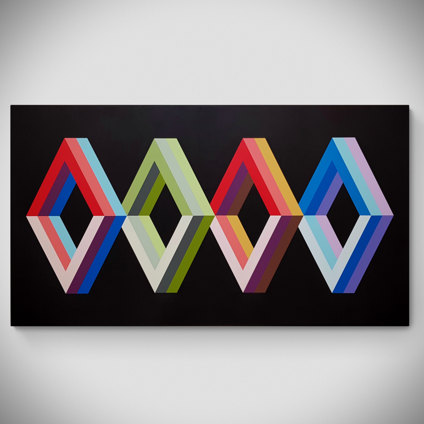 4 Diamonds 72"x 40" - Original painting