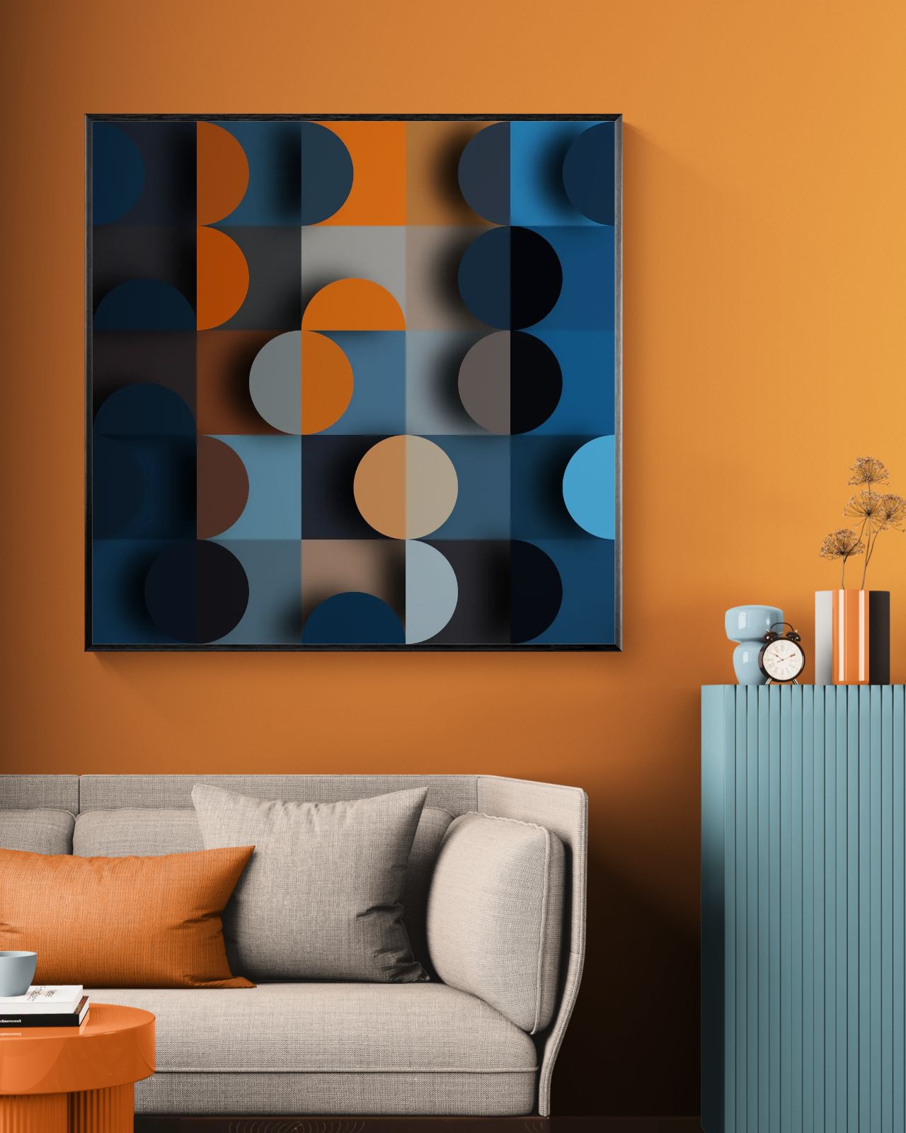 Night And Day - Color Garden Print