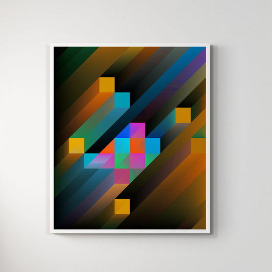Whispers of Light - Color Matrix Print