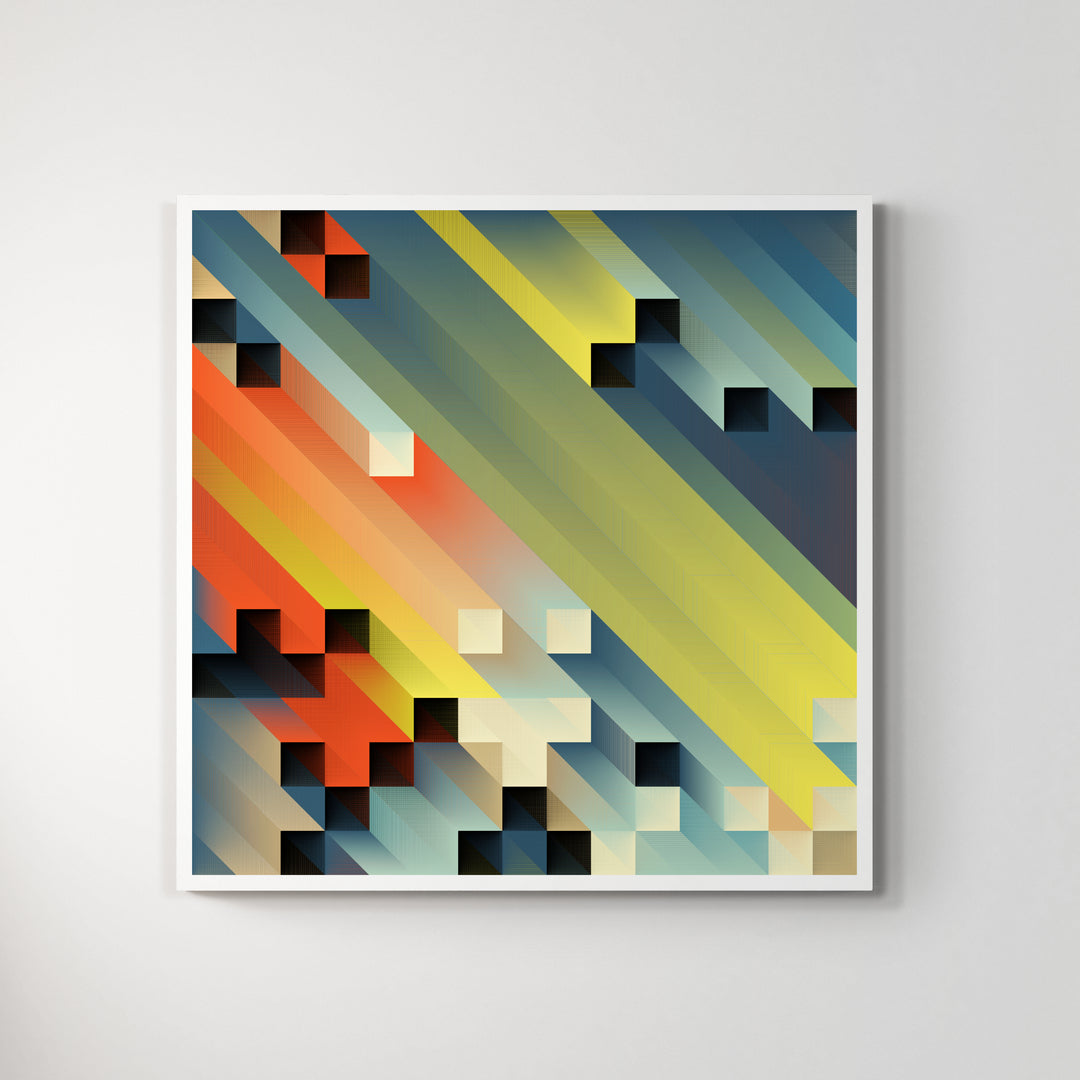Meteor Showers - Color Matrix Print