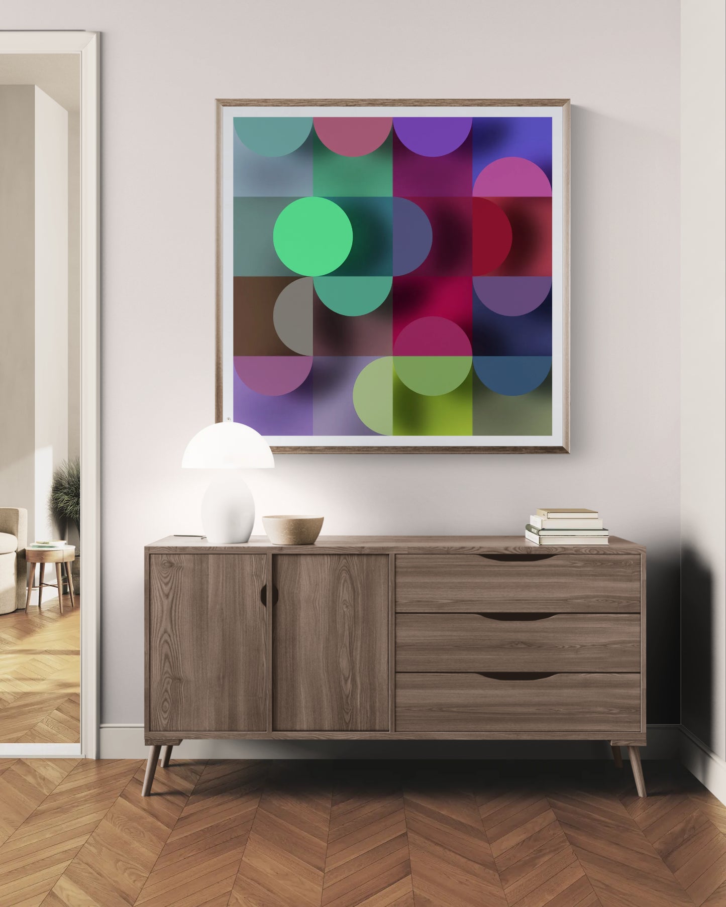 Lune Verte - Color Garden Print