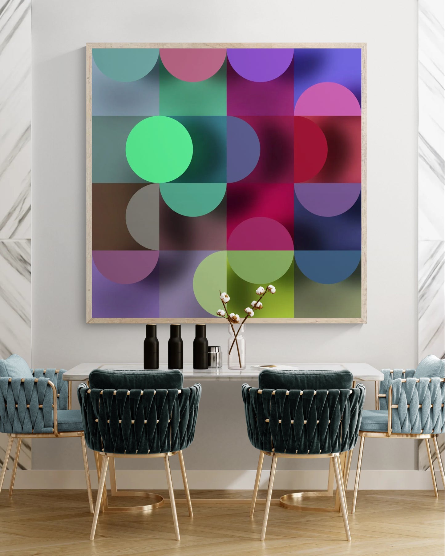Lune Verte - Color Garden Print