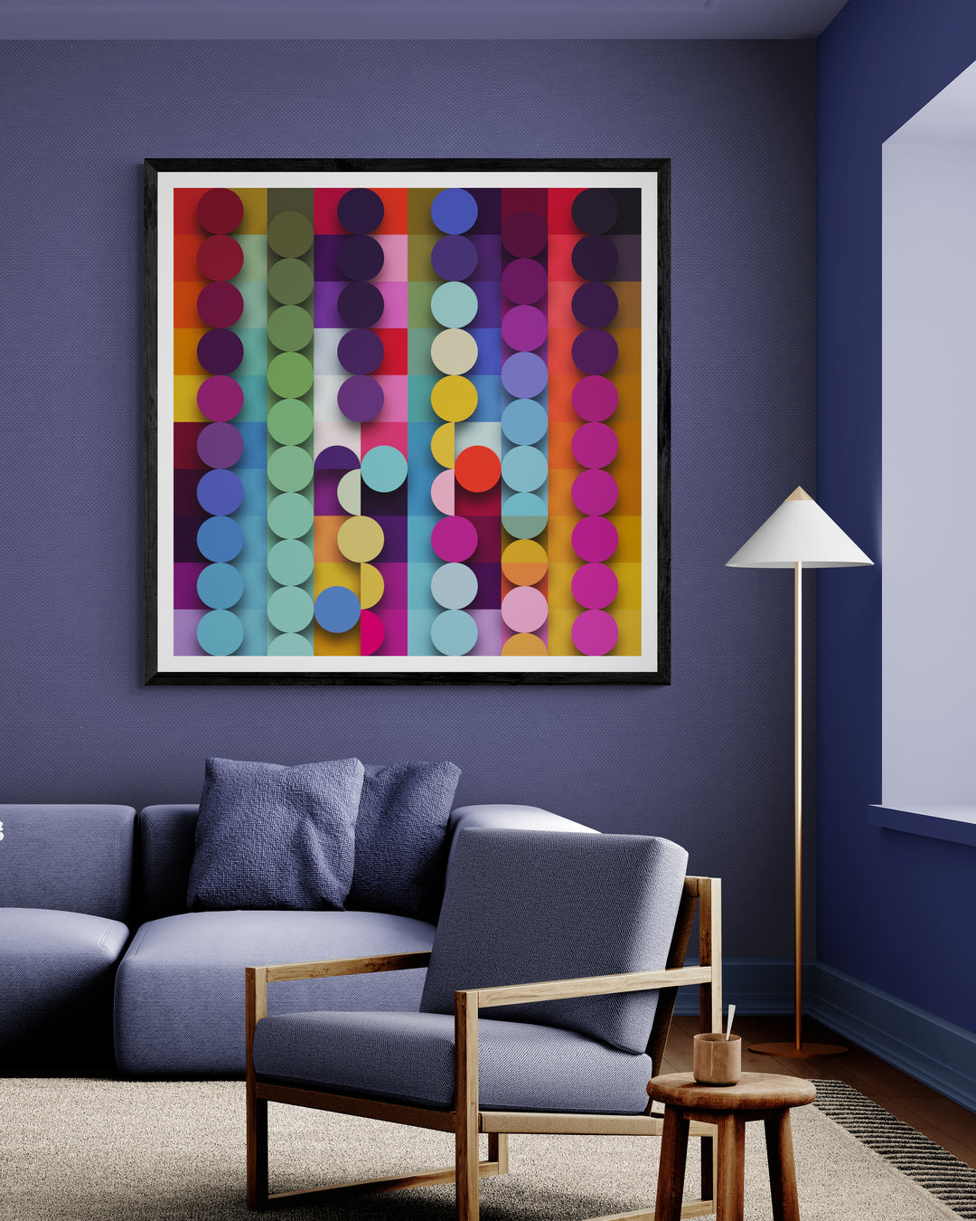 Color Code#2 Shadows - Color Garden Print