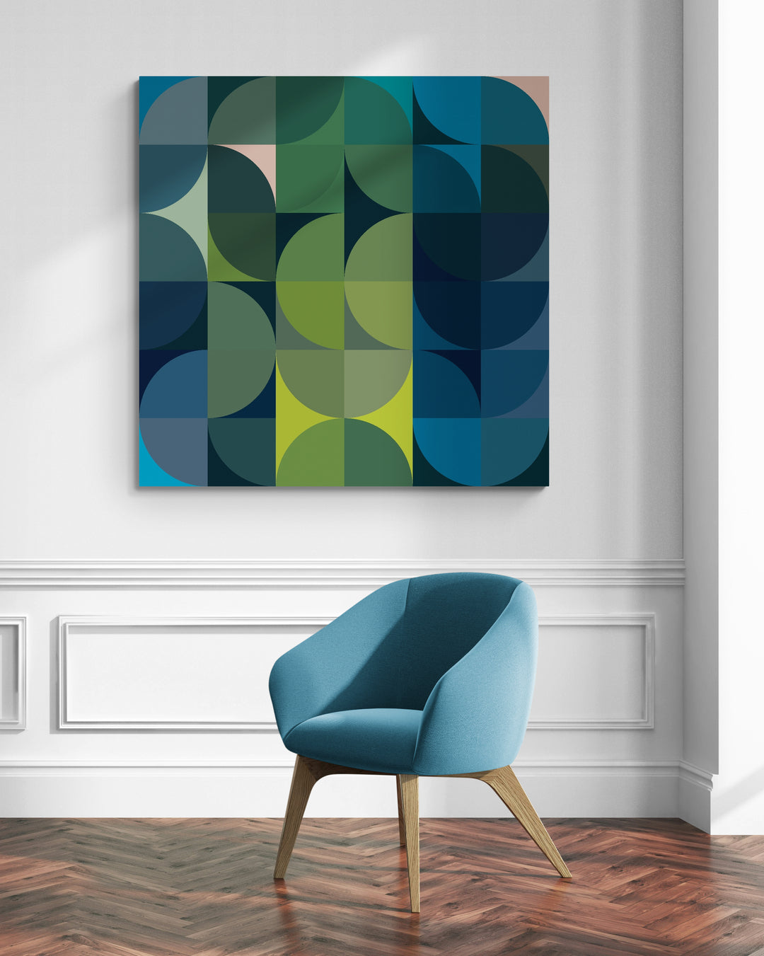 Garden Reflection - Color Garden Print