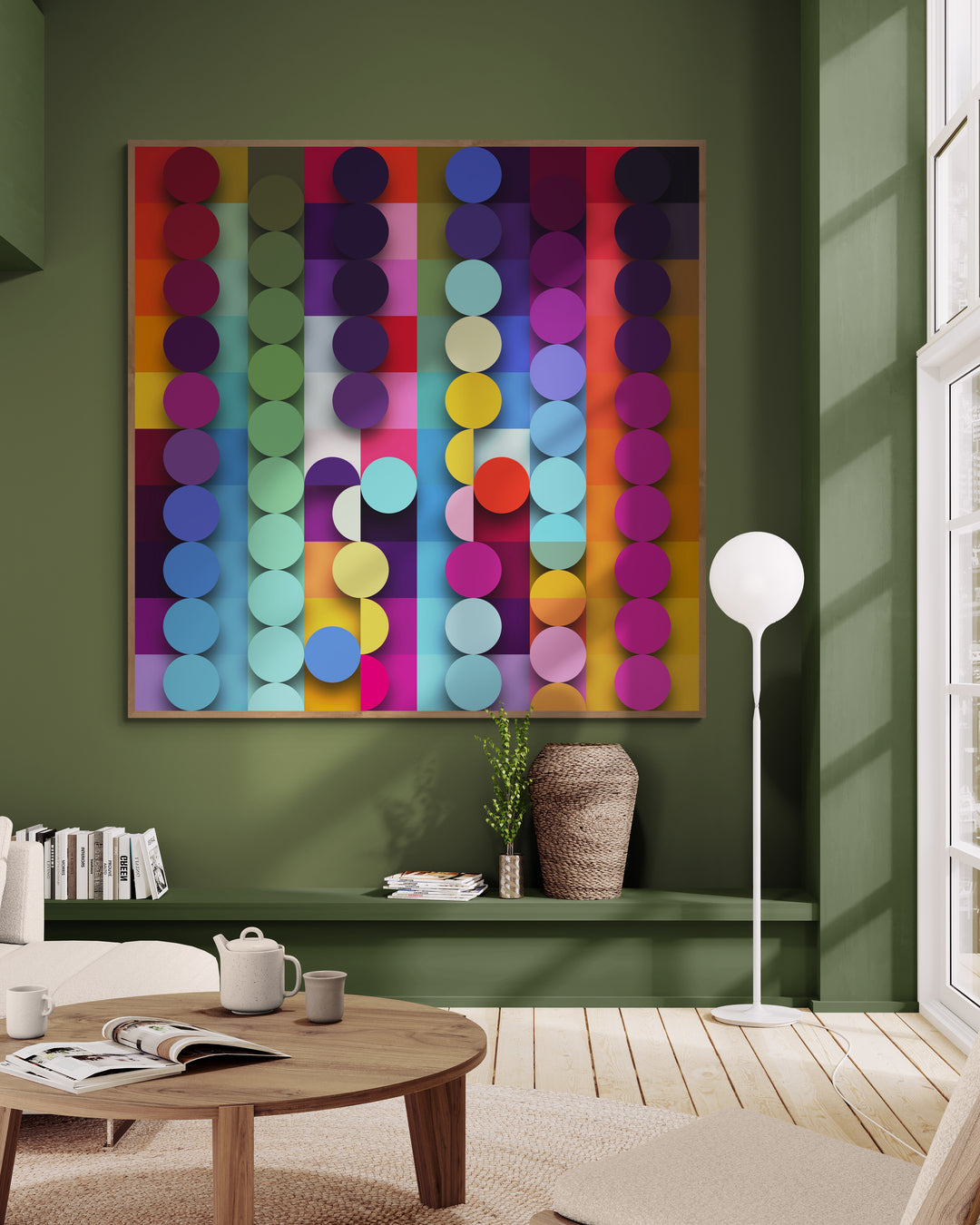 Color Code#2 Shadows - Color Garden Print