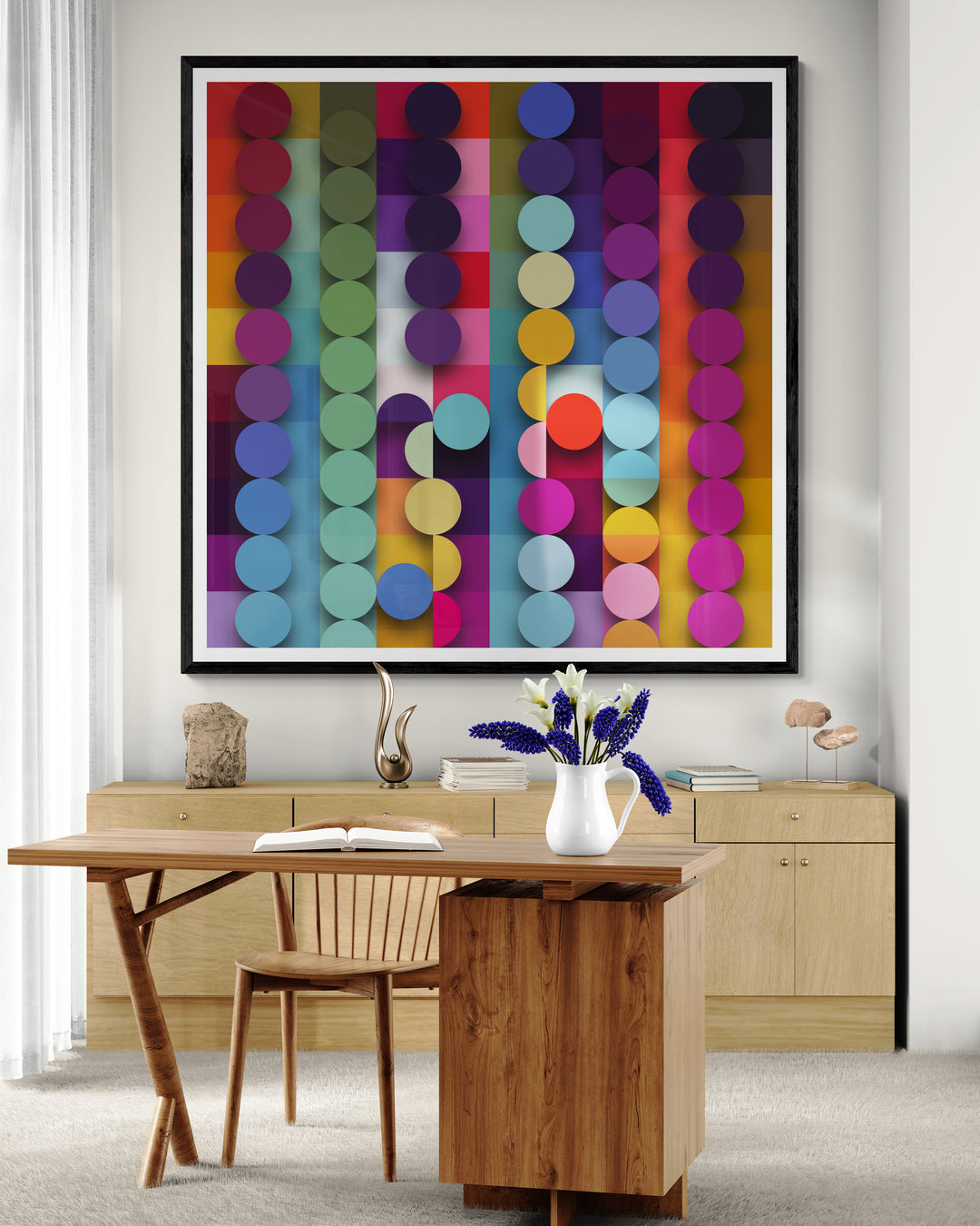 Color Code#2 Shadows - Color Garden Print