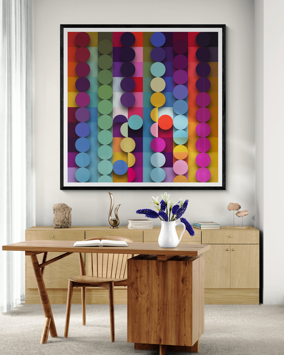 Color Code#2 Shadows - Color Garden Print