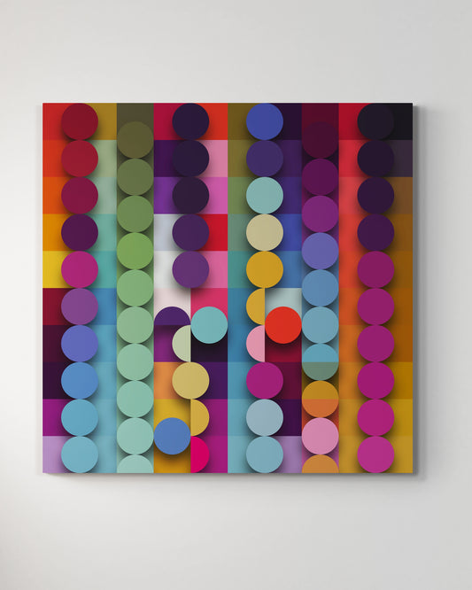 Color Code#2 Shadows - Color Garden Print