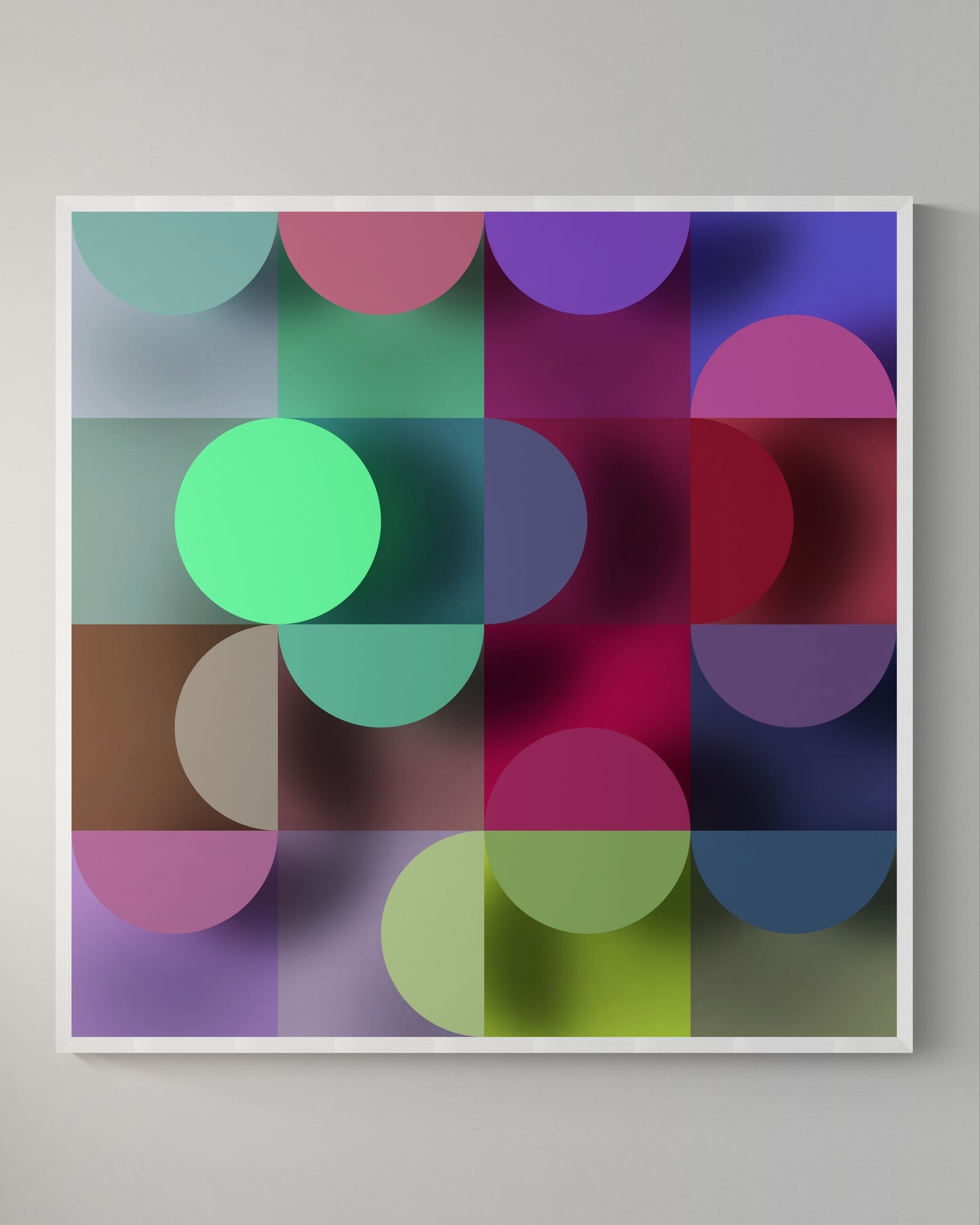 Lune Verte - Color Garden Print