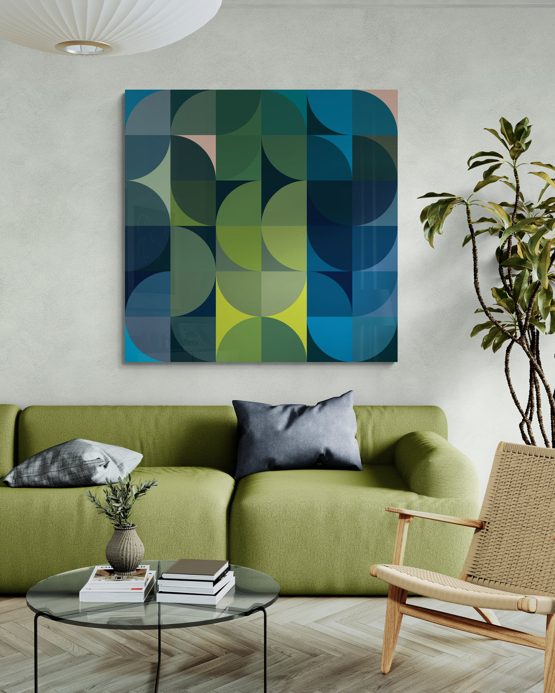 Garden Reflection - Color Garden Print