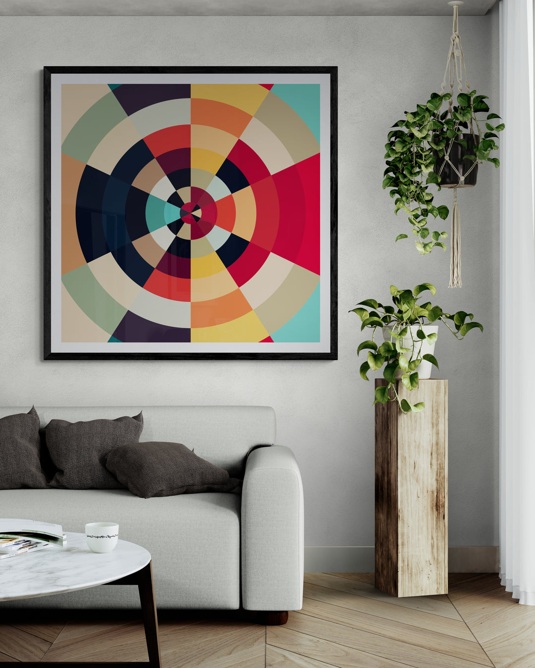 Birds Of A Feather - Color Field Print