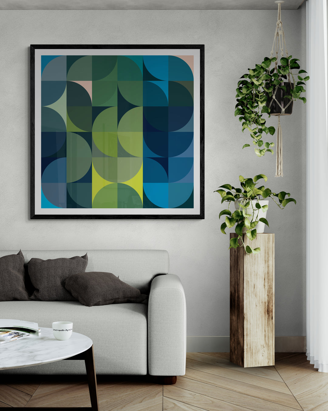 Garden Reflection - Color Garden Print