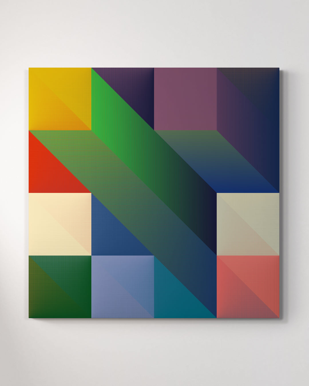 Chromatic Dreamscape - Color Matrix Print