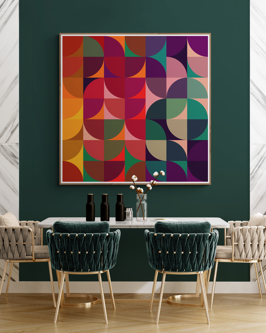 Floral Technicolor - Color Garden Print